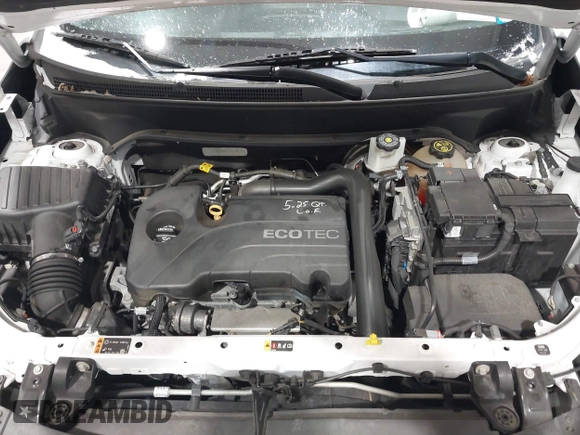 2020 Chevrolet Equinox LT with VIN 2GNAXUEV0L6128219, listed as a IAAI auction lot 41205372 with 106,611 mi miles. Bid and sale history available at carsss.com. Image 10.