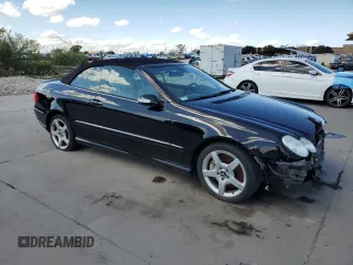 2006 Mercedes-Benz CLK 500 with VIN WDBTK75G96T072729, listed as a Copart auction lot 68490514 with Not Provided miles and Clean Title. Bid and sale history available at DreamBid. Image 4.