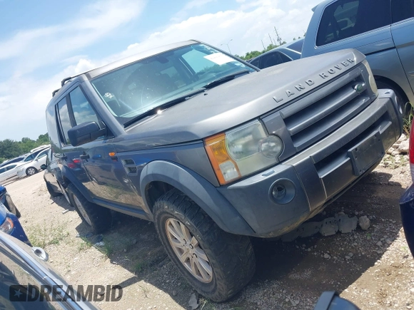 2008 Land Rover LR3 SE with VIN SALAE25418A466886, listed as a IAAI auction lot 42491817 with 196,909 mi miles and . Bid and sale history available at DreamBid. Image 1.