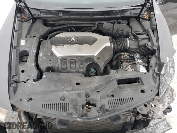 2010 Acura RL Technology with VIN JH4KB2F60AC001805, listed as a Copart auction lot 46323345 with 123,986 mi miles and Salvage Title. Bid and sale history available at DreamBid. Image 12.