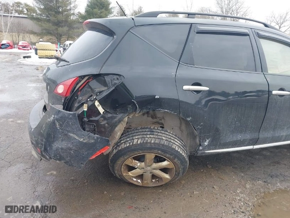 2009 Nissan Murano LE with VIN JN8AZ18W69W100482, listed as a IAAI auction lot 41656495 with 113,361 mi miles. Bid and sale history available at carsss.com. Image 6.