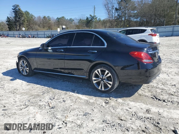 2017 Mercedes-Benz C C 300 with VIN 55SWF4JB4HU179753, listed as a Copart auction lot 47356035 with 93,124 mi miles and Salvage Title. Bid and sale history available at carsss.com. Image 2.