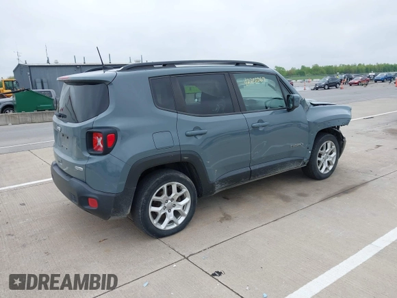 2018 Jeep Renegade Latitude with VIN ZACCJABB9JPH20388, listed as a IAAI auction lot 42212067 with 90,270 mi miles and . Bid and sale history available at DreamBid. Image 4.