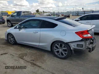 2012 Honda Civic Si with VIN 2HGFG4A56CH703773, listed as a Copart auction lot 56449825 with 117,675 mi miles and Salvage title. Bid and sale history available at DreamBid. Image 2.