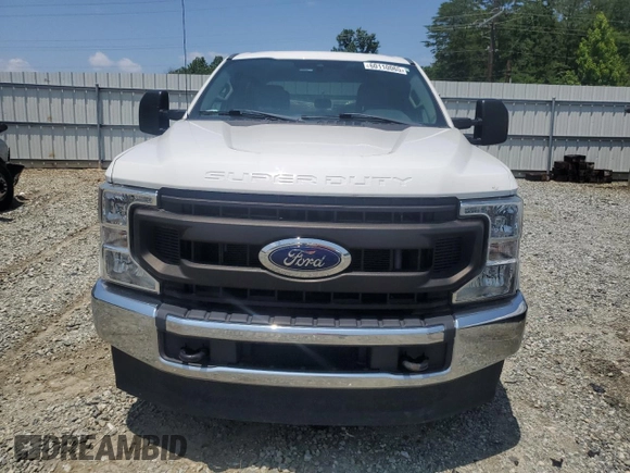 2021 Ford F-250 XL with VIN 1FT7W2B6XMEC11113, listed as a Copart auction lot 60110065 with 67,576 mi miles and Clean title. Bid and sale history available at DreamBid. Image 5.