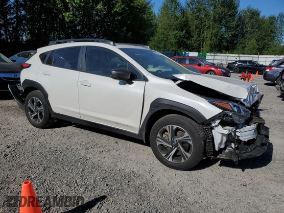 2024 Subaru Crosstrek Premium with VIN JF2GUADC7RH358824, listed as a Copart auction lot 64696895 with 20,433 mi miles and Salvage title. Bid and sale history available at DreamBid. Image 4.