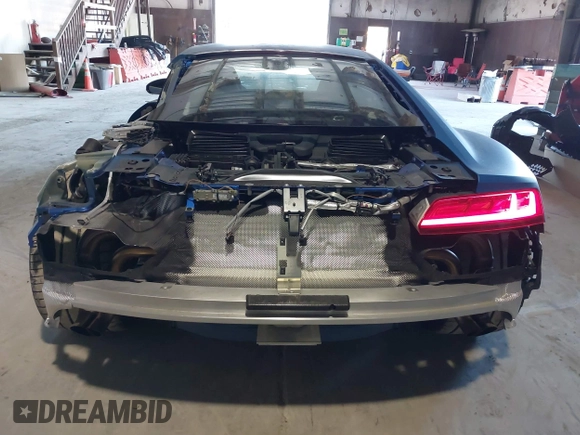 2023 Audi R8 performance quattro with VIN WUACEAFX5P7902124, listed as a IAAI auction lot 41426635 with 3,438 mi miles and . Bid and sale history available at DreamBid. Image 17.