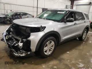 2023 Ford Explorer with VIN 1FMSK8BH3PGA18056, listed as a Copart auction lot 82398254 with 35,237 mi miles and Salvage title. Bid and sale history available at DreamBid. Image 1.