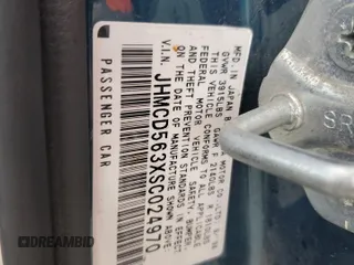 1995 Honda Accord LX with VIN JHMCD563XSC024970, listed as a Copart auction lot 77610084 with 194,640 mi miles and Salvage Title. Bid and sale history available at carsss.com. Image 12.