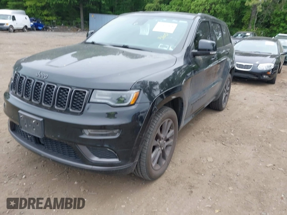 2019 Jeep Grand Cherokee High Altitude with VIN 1C4RJFCG6KC834369, listed as a IAAI auction lot 42327471 with 53,650 mi miles and . Bid and sale history available at DreamBid. Image 6.