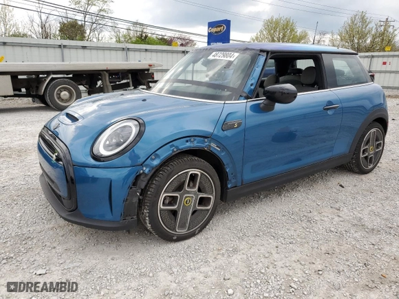 2022 MINI Hardtop 2 Door Cooper SE with VIN WMW13DJ04N2P69787, listed as a Copart auction lot 48729804 with 20,617 mi miles and Salvage Title. Bid and sale history available at carsss.com. Image 1.