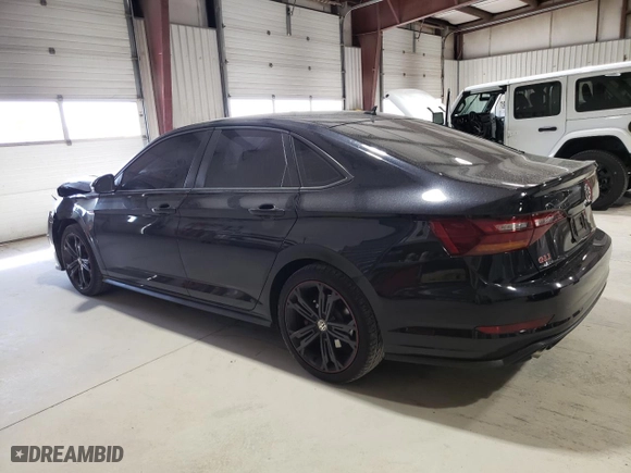 2019 Volkswagen Jetta GLI S with VIN 3VW5T7BU9KM142852, listed as a Copart auction lot 49419395 with 99,203 mi miles and Salvage Title. Bid and sale history available at carsss.com. Image 2.