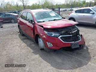 2018 Chevrolet Equinox LT with VIN 2GNAXJEV4J6262131, listed as a IAAI auction lot 42122621 with 82,870 mi miles and . Bid and sale history available at DreamBid. Image 1.