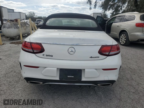 2020 Mercedes-Benz C 300 with VIN W1KWK8EBXLF983483, listed as a Copart auction lot 74327594 with Not Provided miles and Non Repairable. Bid and sale history available at DreamBid. Image 6.