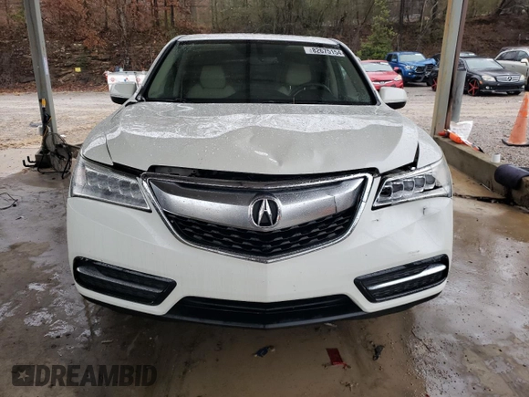 2016 Acura MDX with VIN 5FRYD3H27GB013997, listed as a Copart auction lot 82675154 with 97,776 mi miles and Salvage Title. Bid and sale history available at carsss.com. Image 5.