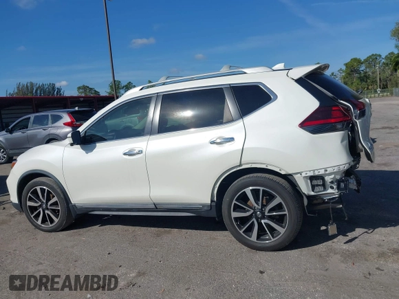 2019 Nissan Rogue SL with VIN 5N1AT2MT6KC814694, listed as a IAAI auction lot 38828631 with 46,019 mi miles and . Bid and sale history available at DreamBid. Image 14.
