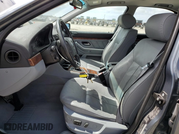 2001 BMW 5 Series 525iA with VIN WBADT43441GX24794, listed as a Copart auction lot 50913595 with 102,803 mi miles and Salvage Title. Bid and sale history available at carsss.com. Image 7.