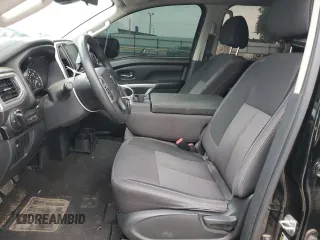 2021 Nissan Titan SV with VIN 1N6AA1EE2MN528429, listed as a Copart auction lot 56388524 with 93,353 mi miles and Salvage Title. Bid and sale history available at DreamBid. Image 7.