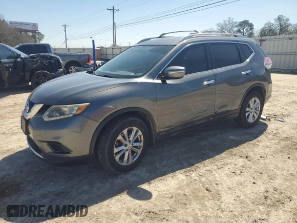 2014 Nissan Rogue SV with VIN 5N1AT2MT3EC849746, listed as a Copart auction lot 48716175 with 184,828 mi miles and Salvage Title. Bid and sale history available at DreamBid. Image 1.