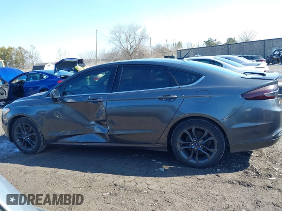 2018 Ford Fusion SE with VIN 3FA6P0HD6JR238133, listed as a IAAI auction lot 41765828 with 233,771 mi miles. Bid and sale history available at carsss.com. Image 14.