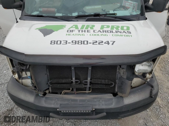 2012 Chevrolet Express Cargo with VIN 1GCZGUCG6C1192848, listed as a Copart auction lot 42388714 with Not Provided miles and Salvage Title. Bid and sale history available at DreamBid. Image 12.