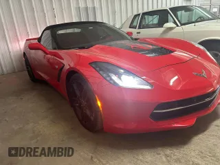 2014 Chevrolet Corvette 3LT with VIN 1G1YF3D75E5117036, listed as a Copart auction lot 73255424 with 73,695 mi miles and Clean Title. Bid and sale history available at carsss.com. Image 1.