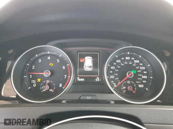 2018 Volkswagen Golf GTI S with VIN 3VW447AU0JM296245, listed as a Copart auction lot 68730374 with 78,493 mi miles and Salvage Title. Bid and sale history available at carsss.com. Image 9.