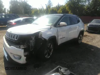 2020 Jeep Compass Limited with VIN 3C4NJDCB6LT234125, listed as a IAAI auction lot 40503327 with 35,535 mi miles and . Bid and sale history available at DreamBid. Image 22.