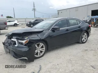 2020 Acura TLX with VIN 19UUB1F35LA002782, listed as a Copart auction lot 60992015 with 55,427 mi miles and Salvage title. Bid and sale history available at DreamBid. Image 1.