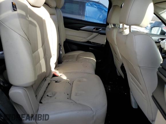 2017 Mazda CX-9 Touring with VIN JM3TCBCYXH0130209, listed as a Copart auction lot 46648605 with 0 mi miles and Salvage Title. Bid and sale history available at carsss.com. Image 12.