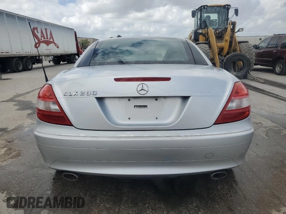 2006 Mercedes-Benz SLK 280 z VIN WDBWK54F76F091837, wystawiony jako Copart lot #47734745 z przebiegiem 253 458 mil mil oraz Szkody całkowita. Historia ofert i sprzedaży dostępna na DreamBid. Obrazek 6.
