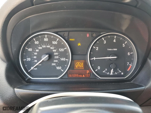 2011 BMW 1 Series 128i with VIN WBAUL7C55BVM79611, listed as a Copart auction lot 84807934 with 161,099 mi miles and Salvage Title. Bid and sale history available at carsss.com. Image 9.