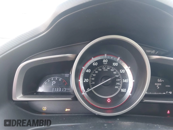 2016 Mazda Mazda3 i Sport with VIN JM1BM1T78G1301115, listed as a IAAI auction lot 41760794 with 113,317 mi miles. Bid and sale history available at carsss.com. Image 7.