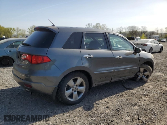 2008 Acura RDX Technology with VIN 5J8TB185X8A003945, listed as a Copart auction lot 54667725 with 110,383 mi miles and Salvage Title. Bid and sale history available at carsss.com. Image 3.