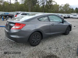2012 Honda Civic Cpe LX with VIN 2HGFG3B58CH565582, listed as a Copart auction lot 51596875 with 212,658 mi miles and Salvage Title. Bid and sale history available at carsss.com. Image 3.