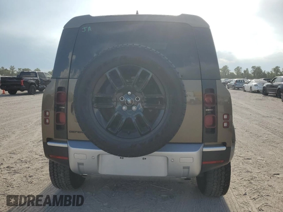 2024 Land Rover Defender S with VIN SALEJ7EU2R2272955, listed as a Copart auction lot 66796994 with 9,079 mi miles and Salvage title. Bid and sale history available at DreamBid. Image 6.
