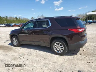 2020 Chevrolet Traverse LT Cloth with VIN 1GNERGKW7LJ200000, listed as a Copart auction lot 50799555 with 72,407 mi miles and Salvage Title. Bid and sale history available at carsss.com. Image 2.