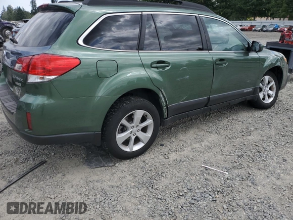 2013 Subaru Outback Premium with VIN 4S4BRBGC4D3225158, listed as a Copart auction lot 61684865 with 106,116 mi miles and Salvage title. Bid and sale history available at DreamBid. Image 3.