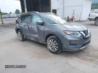 2019 Nissan Rogue SV with VIN KNMAT2MT7KP515695, listed as a IAAI auction lot 42582617 with 69,981 mi miles and . Bid and sale history available at DreamBid. Image 1.
