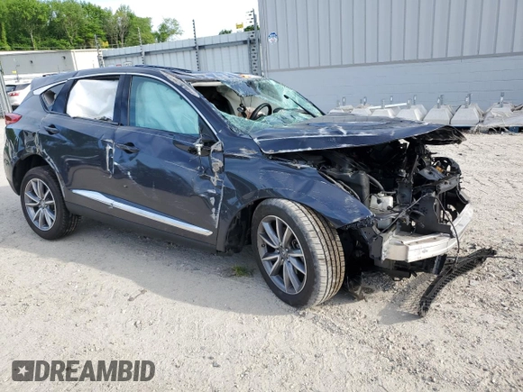 2020 Acura RDX Technology with VIN 5J8TC2H56LL007877, listed as a Copart auction lot 54269245 with Not provided miles and Salvage title. Bid and sale history available at DreamBid. Image 4.