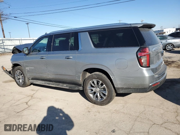 2024 Chevrolet Suburban LT z VIN 1GNSKCKD9RR185377, wystawiony jako Copart lot #42807955 z przebiegiem 14 651 mil mil oraz Szkoda całkowita • Salvage title. Historia ofert i sprzedaży dostępna na DreamBid. Obrazek 2.