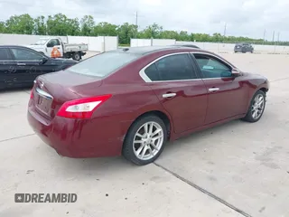 2009 Nissan Maxima SV with VIN 1N4AA51E89C841882, listed as a IAAI auction lot 42146151 with 132,425 mi miles and . Bid and sale history available at DreamBid. Image 4.