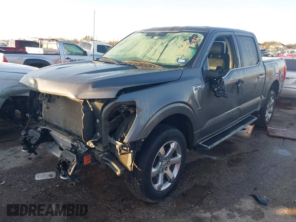 2023 Ford F-150 XL with VIN 1FTFW1E81PKE39560, listed as a IAAI auction lot 41202267 with 20,383 mi miles. Bid and sale history available at carsss.com. Image 2.