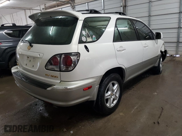 2003 Lexus RX 300 with VIN JTJGF10U830161140, listed as a Copart auction lot 65204654 with 140,977 mi miles and Salvage Title. Bid and sale history available at carsss.com. Image 3.