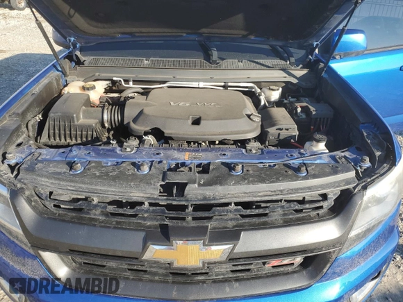 2019 Chevrolet Colorado 2WD Z71 with VIN 1GCGSDEN1K1103879, listed as a Copart auction lot 88934105 with 108,570 mi miles and Salvage Title. Bid and sale history available at carsss.com. Image 12.