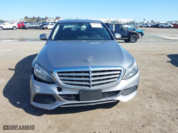 2015 Mercedes-Benz C-Class C 300 with VIN 55SWF4JB7FU049897, listed as a IAAI auction lot 41795671 with 137,194 mi miles. Bid and sale history available at carsss.com. Image 12.