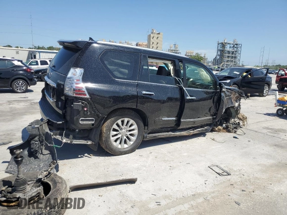 2015 Lexus GX 460 with VIN JTJBM7FX5F5102607, listed as a Copart auction lot 56794815 with 124,551 mi miles and Salvage title. Bid and sale history available at DreamBid. Image 3.