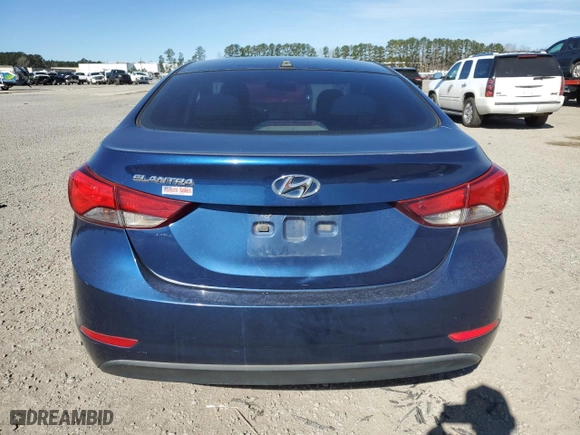 2016 Hyundai Elantra SE with VIN 5NPDH4AE5GH736523, listed as a Copart auction lot 47392325 with 216,922 mi miles and Clean Title. Bid and sale history available at carsss.com. Image 6.