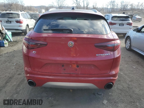 2021 Alfa Romeo Stelvio Ti z VIN ZASPAKBN5M7D00170, wystawiony jako Copart lot #41510865 z przebiegiem 27 492 mil mil oraz Szkoda całkowita • Salvage title. Historia ofert i sprzedaży dostępna na DreamBid. Obrazek 6.