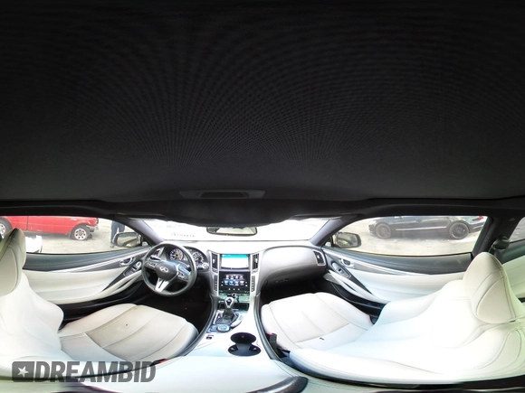 2017 Infiniti Q60 2.0t Premium with VIN JN1CV7EK7HM110553, listed as a IAAI auction lot 42115242 with 83,129 mi miles. Bid and sale history available at carsss.com. Image 21.